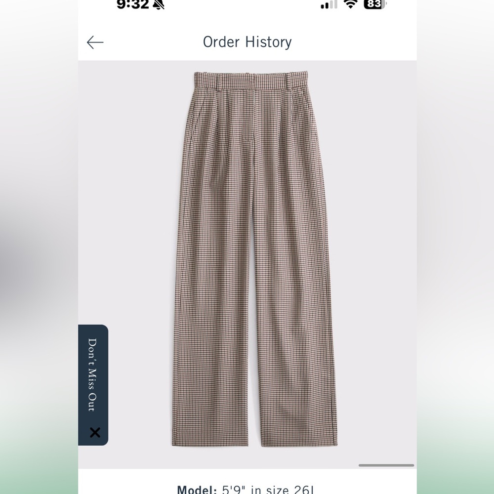 Abercrombie & Fitch Women's brown Sloane pants size 25 Long